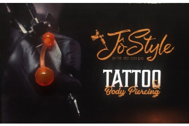 Piercing Umbigo Laranja Transparente