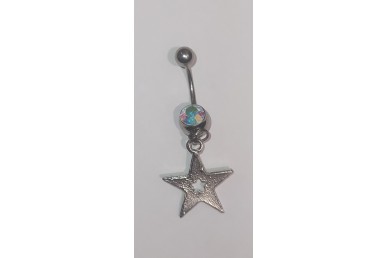 Piercing Umbigo Estrela Simples