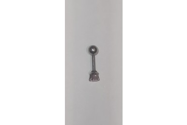 Piercing Reto Mini c/ Pedra Incrustada