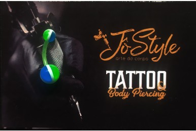 Piercing Umbigo Redondo Verde e Azul