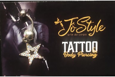Piercing Umbigo Estrela Cores Pendente